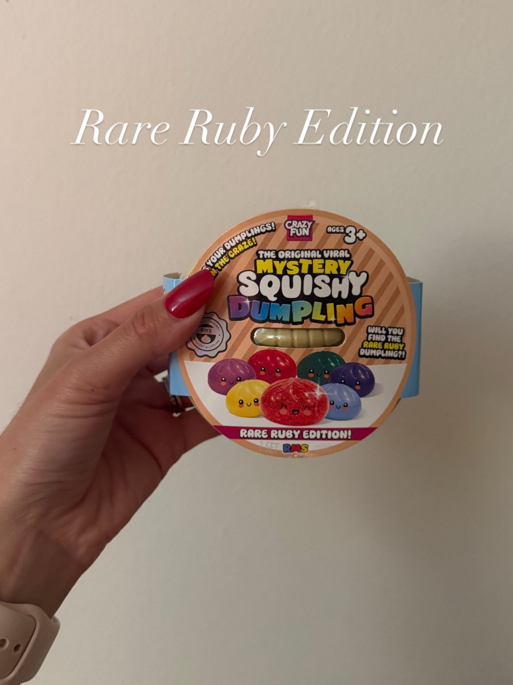 NEW Crazy Fun RMS RARE Ruby Edition Mystery Dumpling